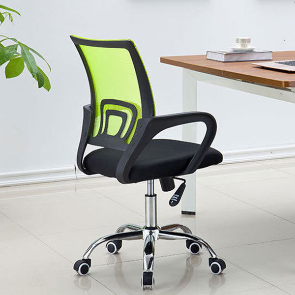 Modern Breathable AirGrid Swivel Chair Microfiber Desk Mid Back Chair