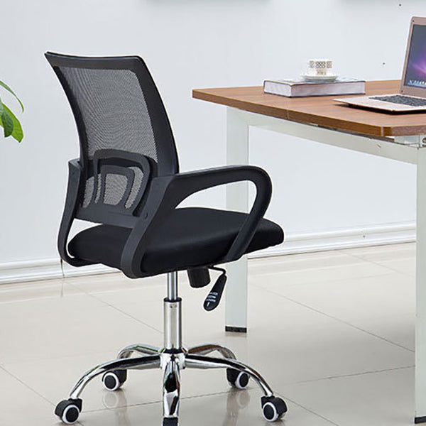 Modern Breathable AirGrid Swivel Chair Microfiber Desk Mid Back Chair