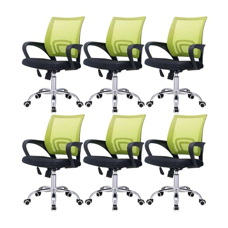 Modern Breathable AirGrid Swivel Chair Microfiber Desk Mid Back Chair