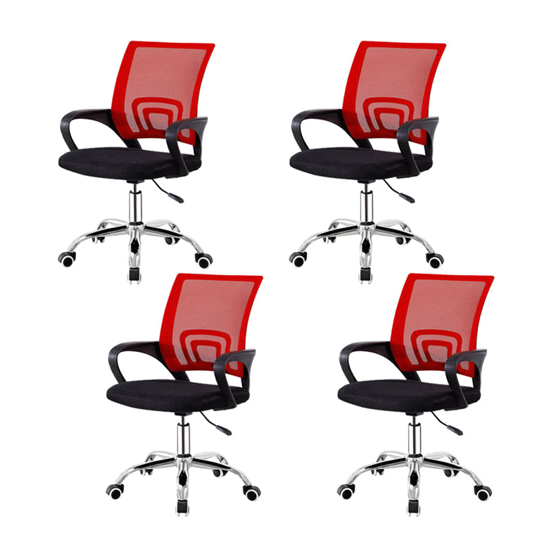 Modern Breathable AirGrid Swivel Chair Microfiber Desk Mid Back Chair