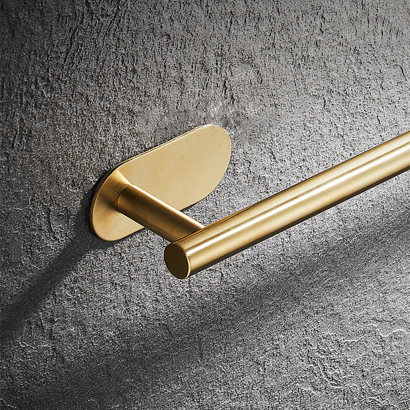 Modern Simple Metal Bathroom Accessory as Individual or as a Set in Gold