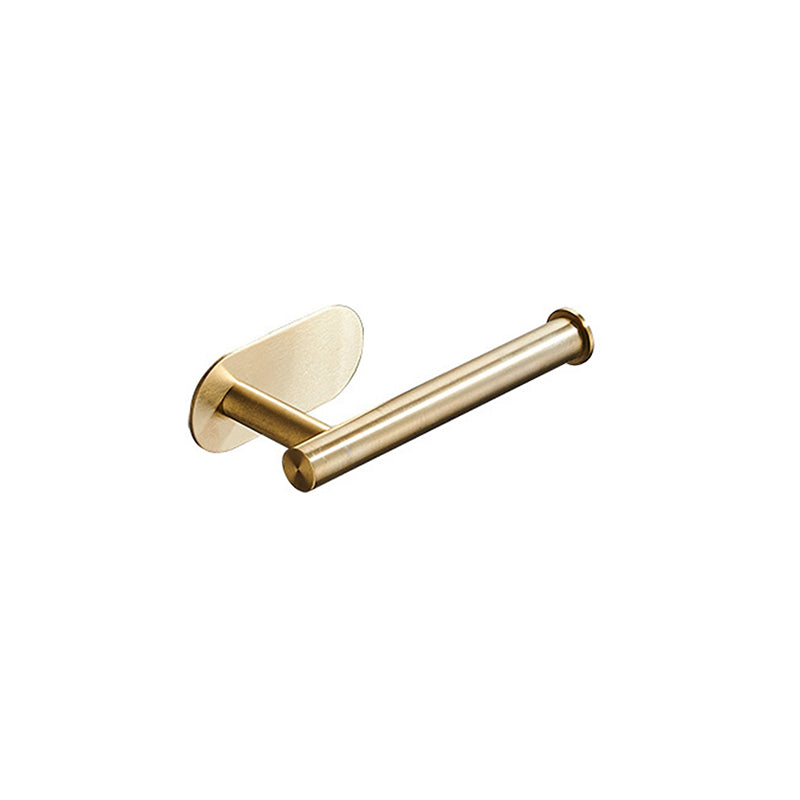 Modern Simple Metal Bathroom Accessory as Individual or as a Set in Gold