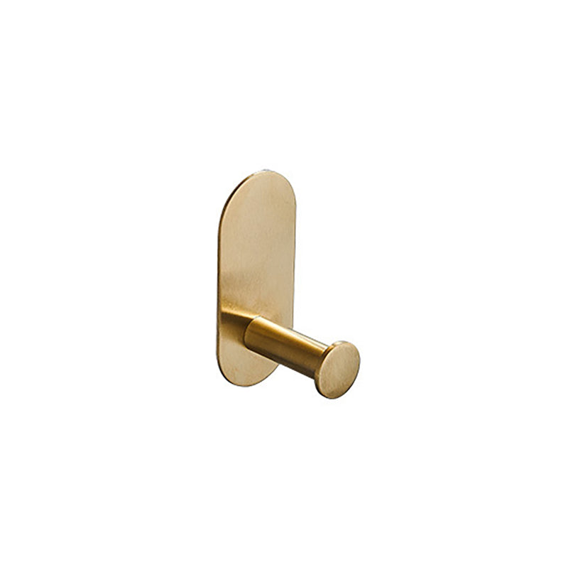 Modern Simple Metal Bathroom Accessory as Individual or as a Set in Gold