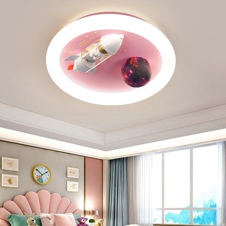 Nordic LED Ceiling Lamp Creative Flush Mount Light Fixture for Kids' Room