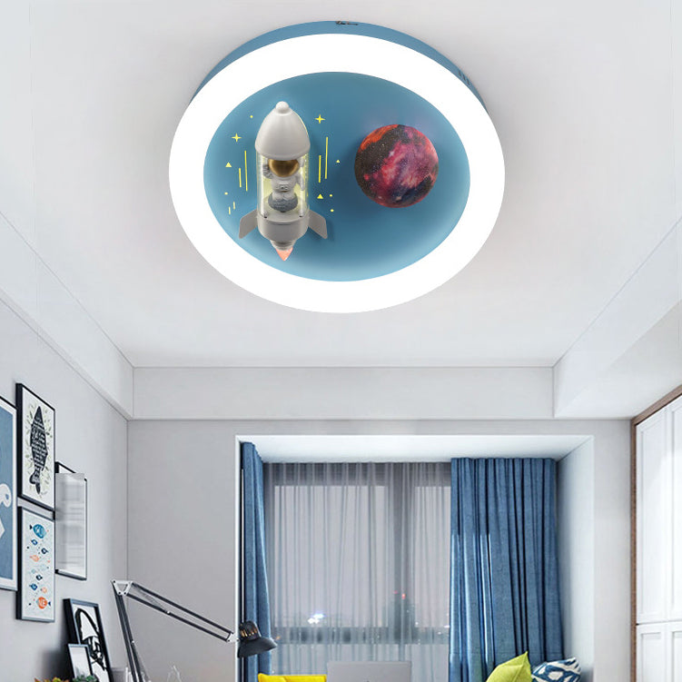 Nordic LED Ceiling Lamp Creative Flush Mount Light Fixture for Kids' Room