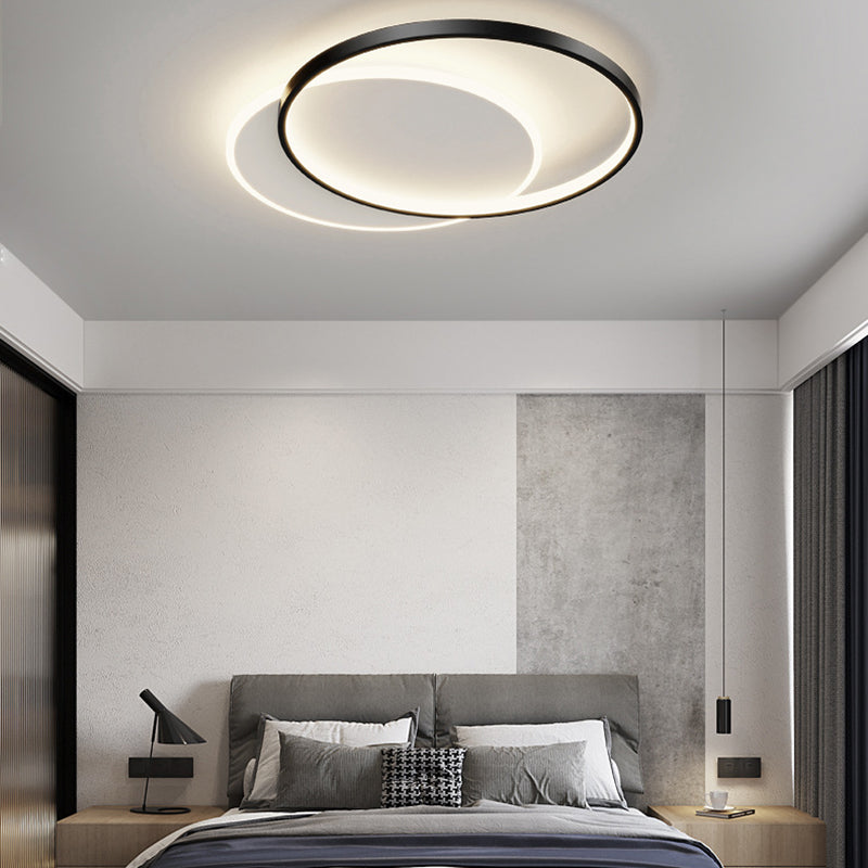 Metal Geometric Flush Ceiling Light Contemporary Flush Mount