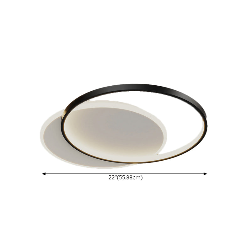 Metal Geometric Flush Ceiling Light Contemporary Flush Mount