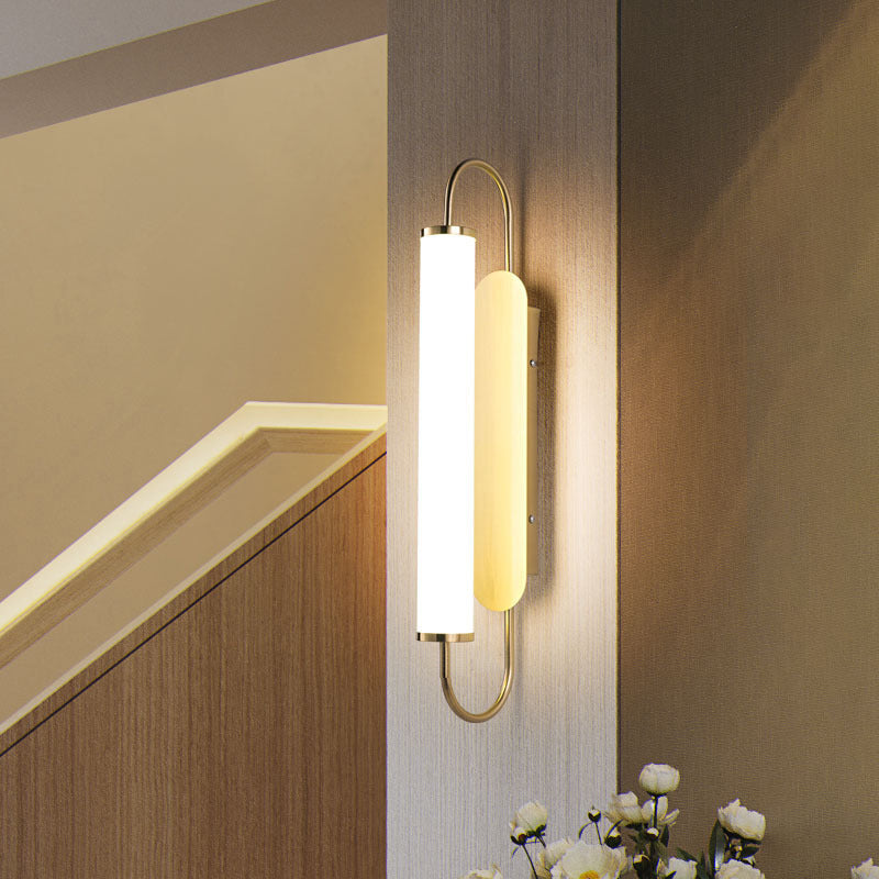 Contemporary LED Mirror Lamp Gold Vanity Light Fixtures for Bathroom