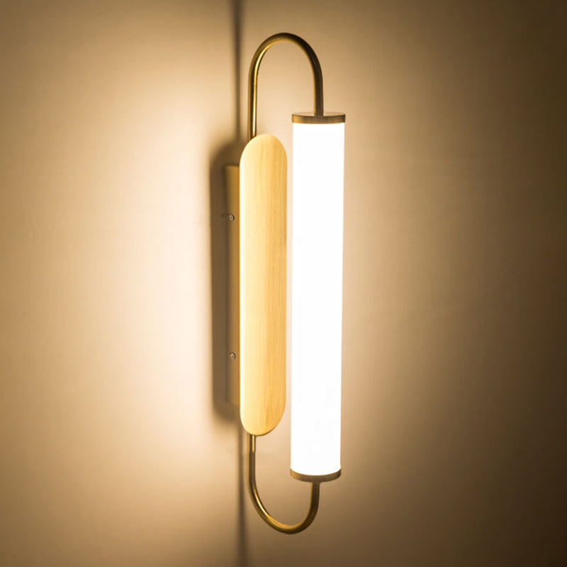 Contemporary LED Mirror Lamp Gold Vanity Light Fixtures for Bathroom