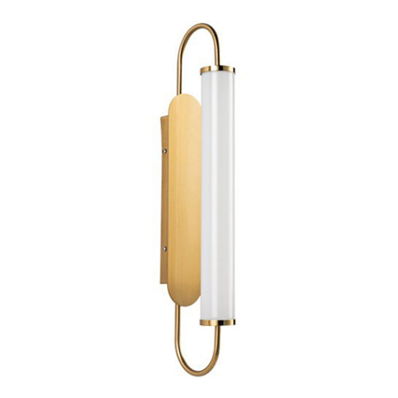 Contemporary LED Mirror Lamp Gold Vanity Light Fixtures for Bathroom