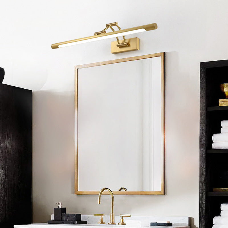 Contemporary LED Mirror Lamp Copper Vanity Light Fixtures for Bathroom