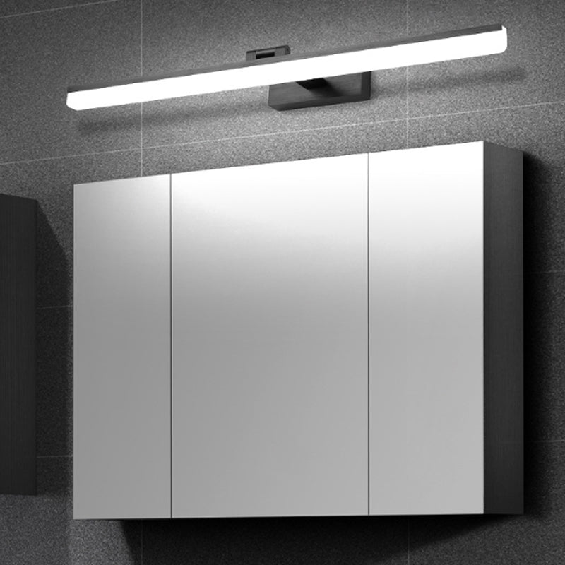 Modern LED Mirror Front Light Simple Vanity Light with Acrylic Shade for Bathroom