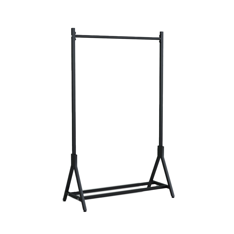 Modern Free Standing Solid Color Metal Coat Rack with Storage Shelving