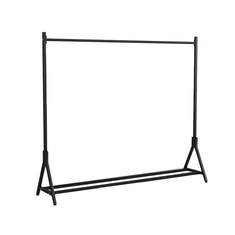 Modern Free Standing Solid Color Metal Coat Rack with Storage Shelving