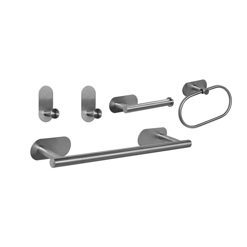 Stainless Steel Bathroom Set Modern Style Simple Bathroom Hardware Set