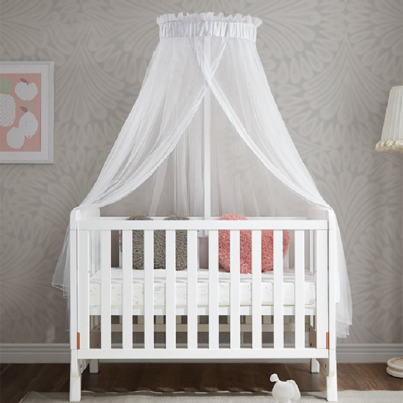 Nordic Style Bedroom Crib Solid Wood 3-In-1 Convertible Crib