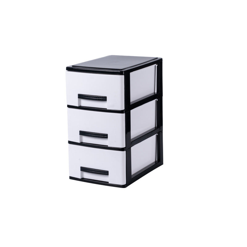 Modern Vertical Filing Cabinet Plastic Drawers File Cabinet for Home or Office