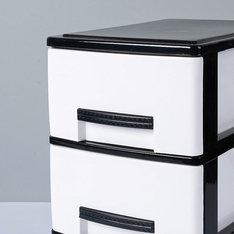 Modern Vertical Filing Cabinet Plastic Drawers File Cabinet for Home or Office