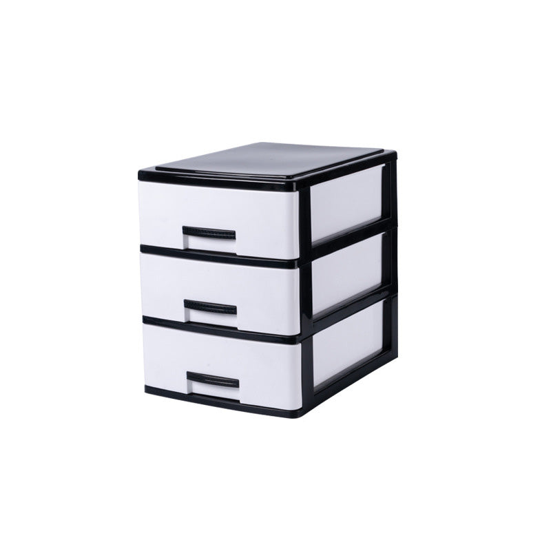 Modern Vertical Filing Cabinet Plastic Drawers File Cabinet for Home or Office