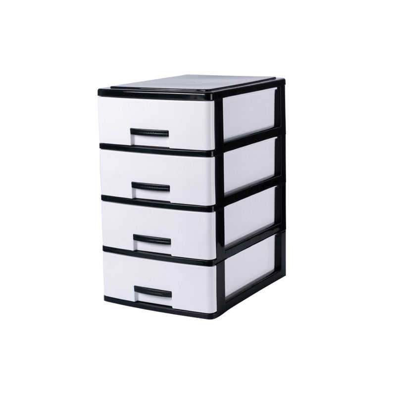 Modern Vertical Filing Cabinet Plastic Drawers File Cabinet for Home or Office