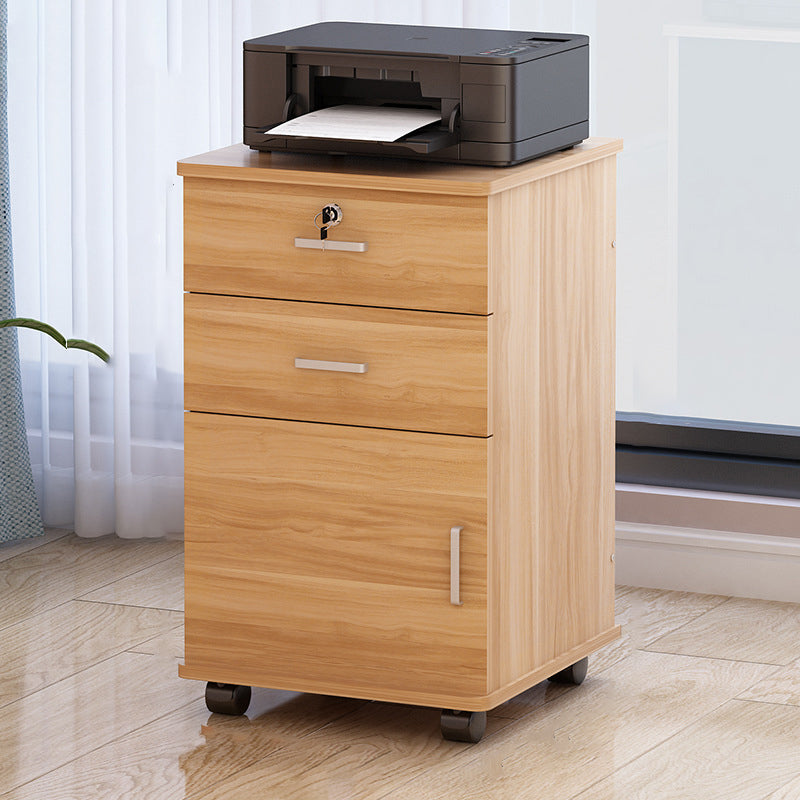 Classic File Cabinet Drawers Solid Wood Locking File Cabinet