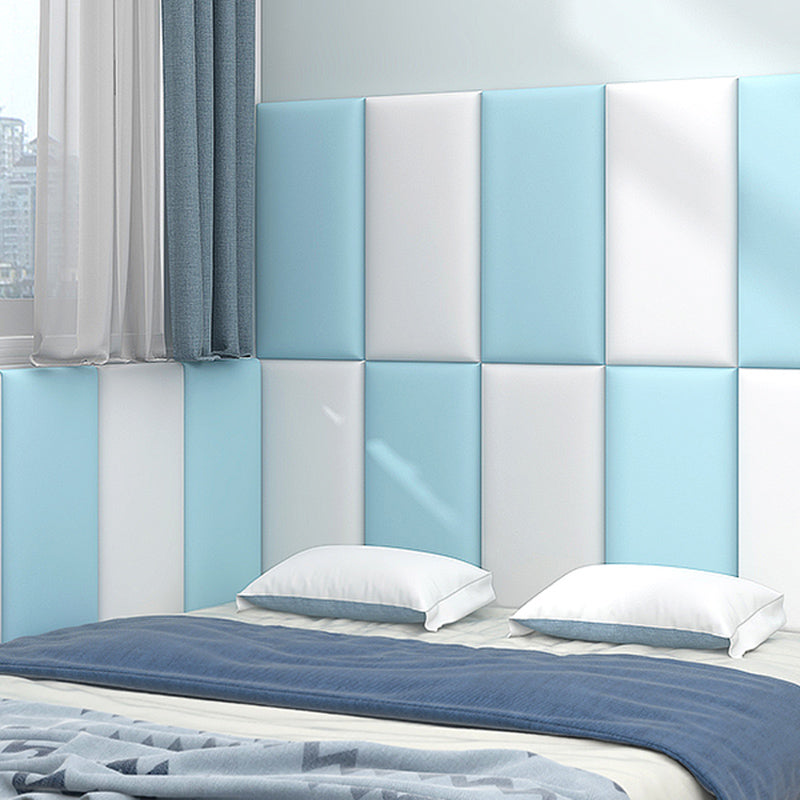 Upholstered Wall Panel Whole Colored PU Leather Waterproof Children's Room Wall Panel