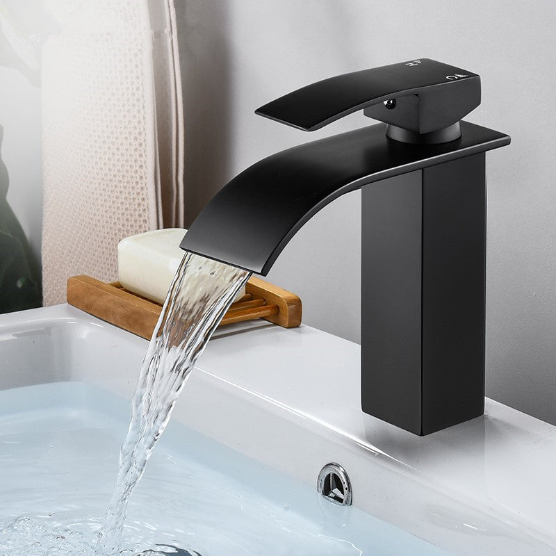 Vessel Sink Faucets One Lever Handle Modern Faucets for Bathroom