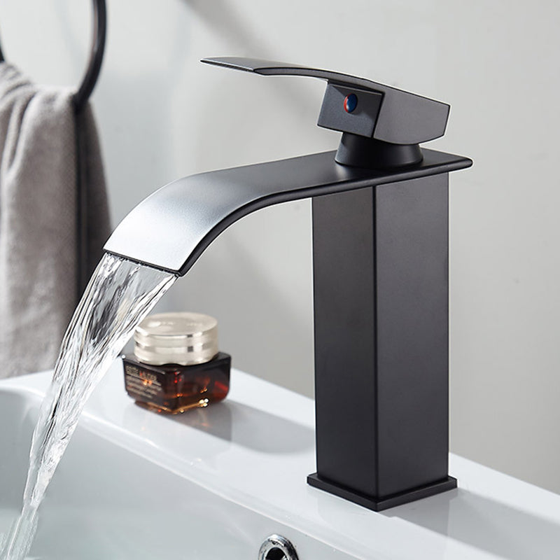 Vessel Sink Faucets One Lever Handle Modern Faucets for Bathroom