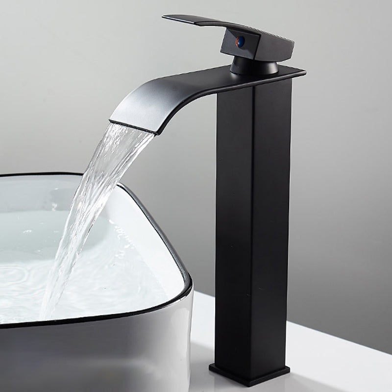 Vessel Sink Faucets One Lever Handle Modern Faucets for Bathroom