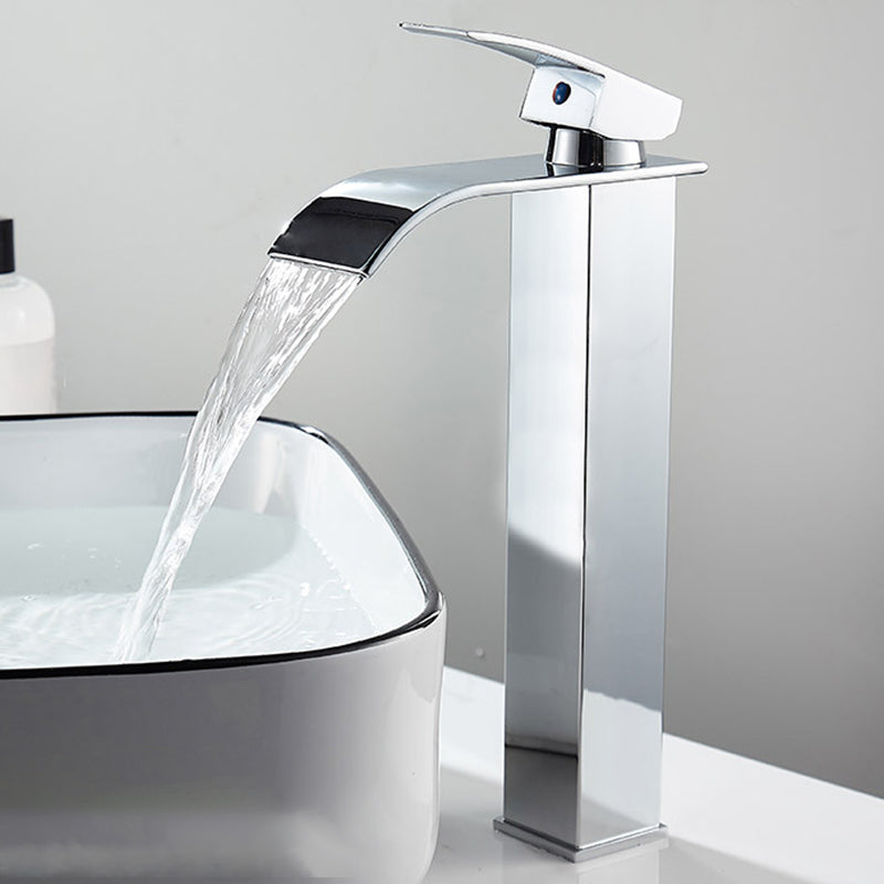 Vessel Sink Faucets One Lever Handle Modern Faucets for Bathroom