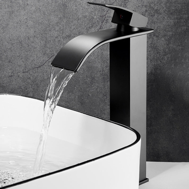 Vessel Sink Faucets One Lever Handle Modern Faucets for Bathroom