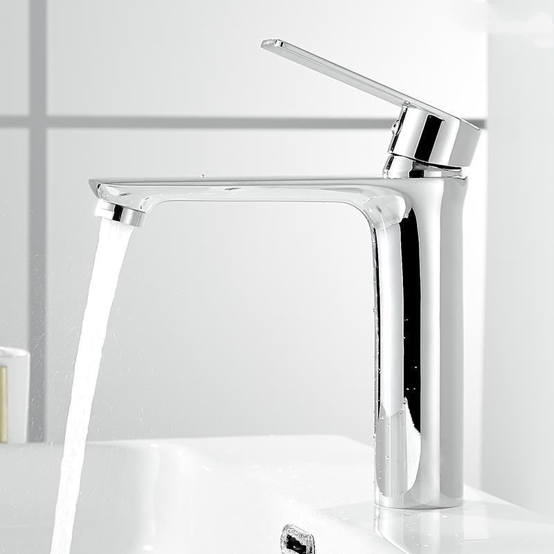 Glam Vessel Sink Faucet Brass Lever Handles with Water Hose Basin Lavatory Faucet