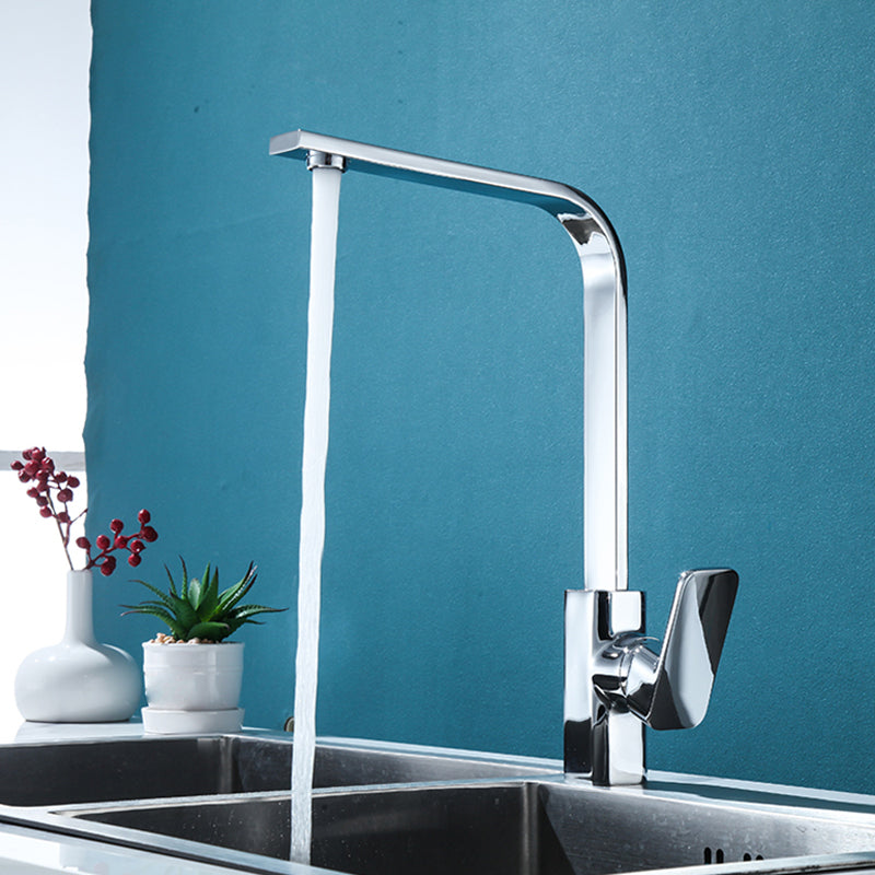 Modern Kitchen Sink Faucet 304 Stainless Steel with Handles and Supply Lines Pot Filler