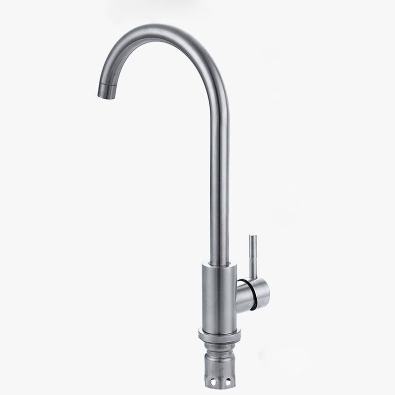 1-Handle Faucets Stainless Steel with Water Dispenser Standard Kitchen Faucet