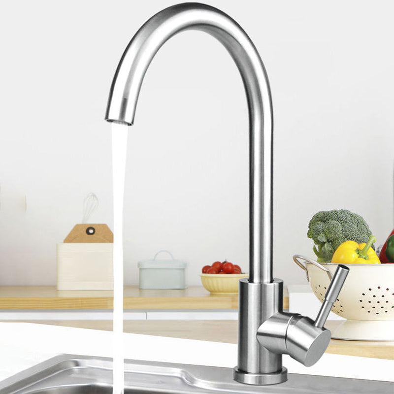 1-Handle Faucets Stainless Steel with Water Dispenser Standard Kitchen Faucet