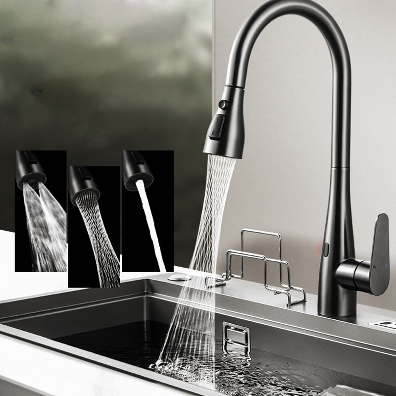 Modern Style Kitchen Sink Stainless Steel 1 Holes Kitchen Sink with Soap Dispenser