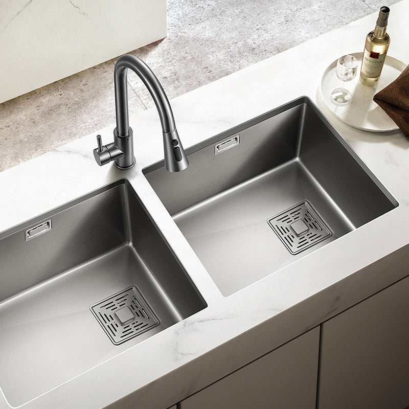 Modern Style Kitchen Sink Stainless Steel 1 Holes Kitchen Sink with Soap Dispenser