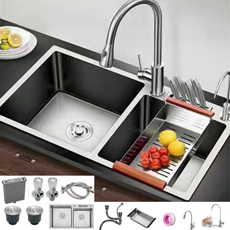 Modern Style Kitchen Sink Stainless Steel Dirt Resistant Kitchen Sink