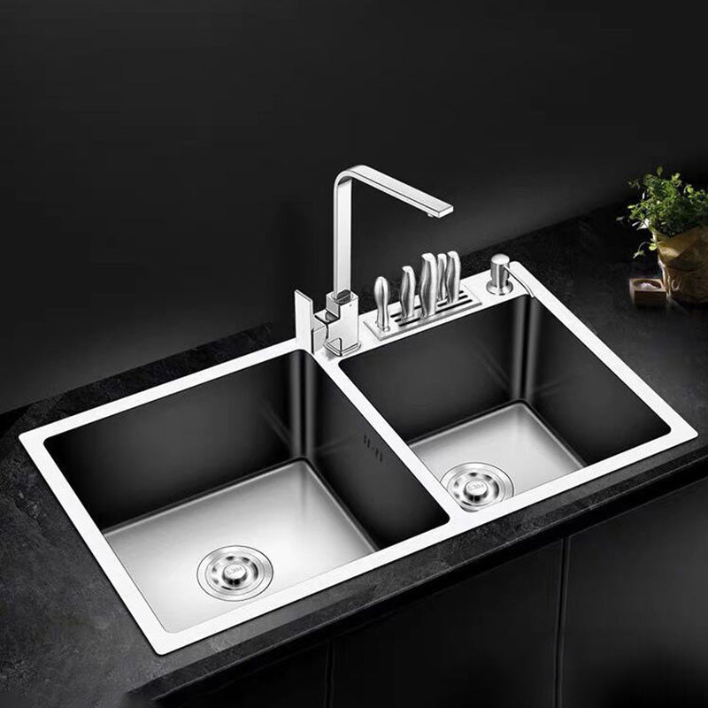 Modern Style Kitchen Sink Stainless Steel Dirt Resistant Kitchen Sink