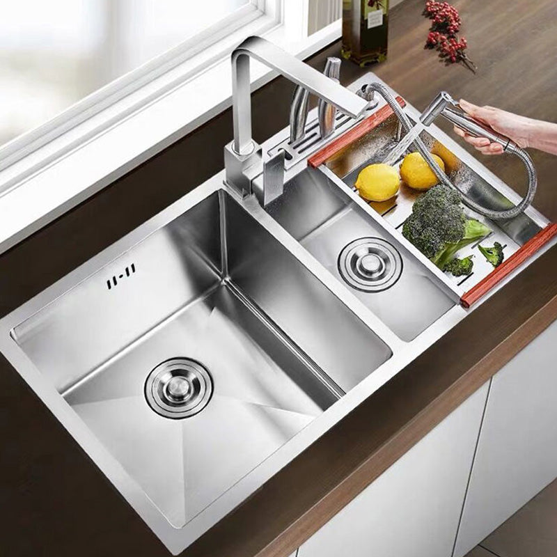 Modern Style Kitchen Sink Stainless Steel Dirt Resistant Kitchen Sink