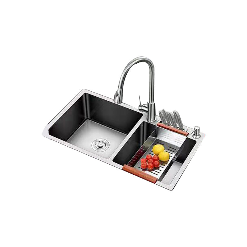 Modern Style Kitchen Sink Stainless Steel Dirt Resistant Kitchen Sink