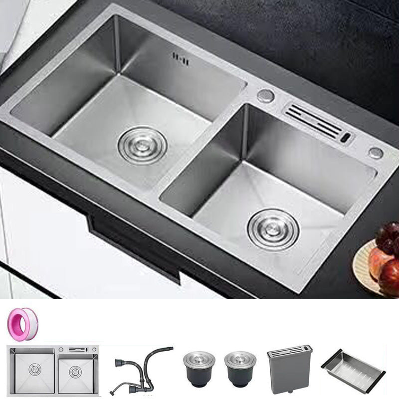 Modern Style Kitchen Sink Stainless Steel Dirt Resistant Kitchen Sink