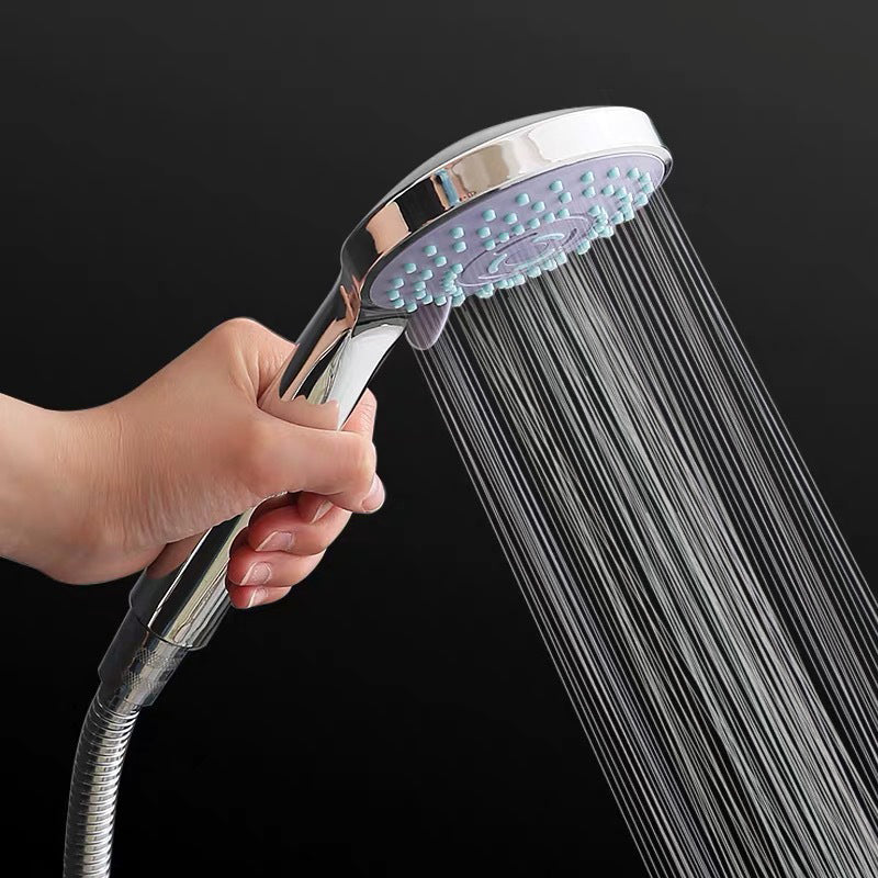 Modern Plastic Shower Head Wall-mounted Shower Head with Adjustable Spray Pattern