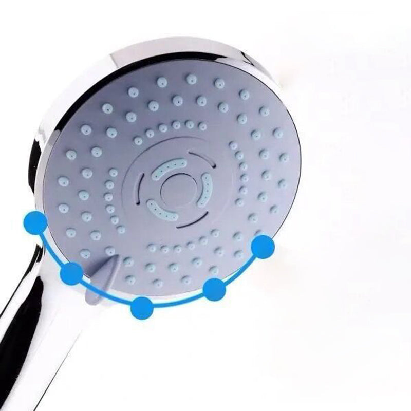 Modern Plastic Shower Head Wall-mounted Shower Head with Adjustable Spray Pattern