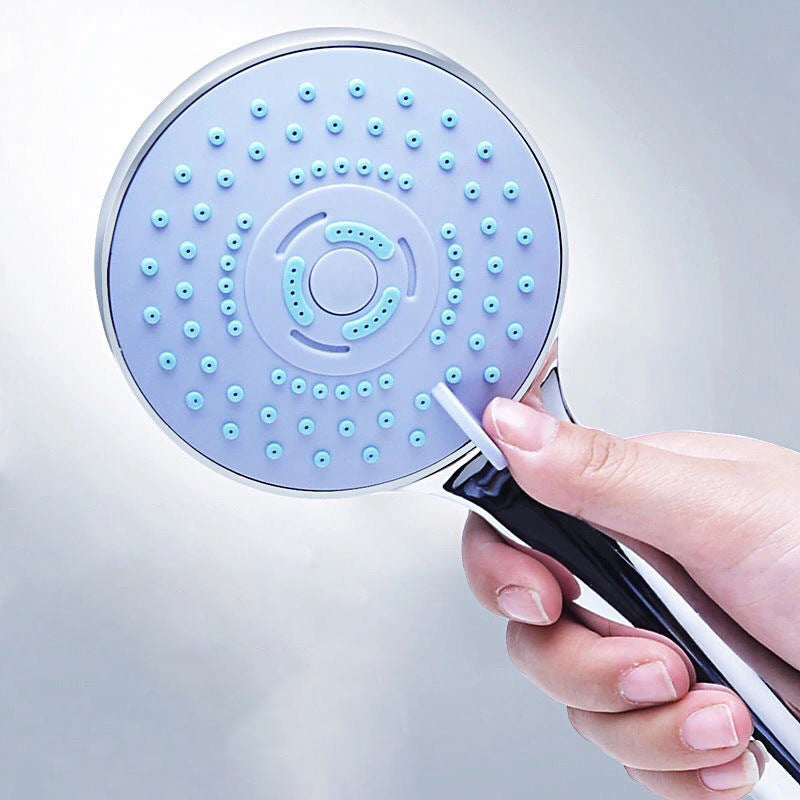 Modern Plastic Shower Head Wall-mounted Shower Head with Adjustable Spray Pattern