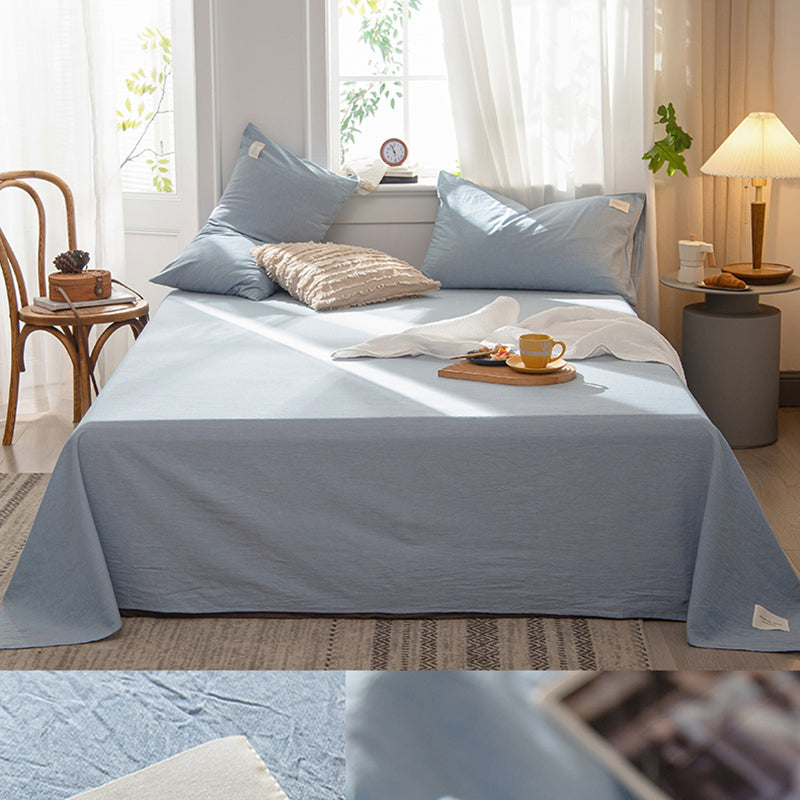 Non-Pilling Sheets Cotton Breathable Soft Fade Resistant Bed Sheet