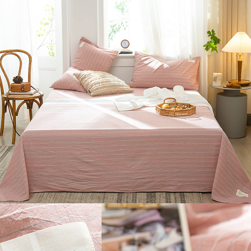 Non-Pilling Sheets Cotton Breathable Soft Fade Resistant Bed Sheet