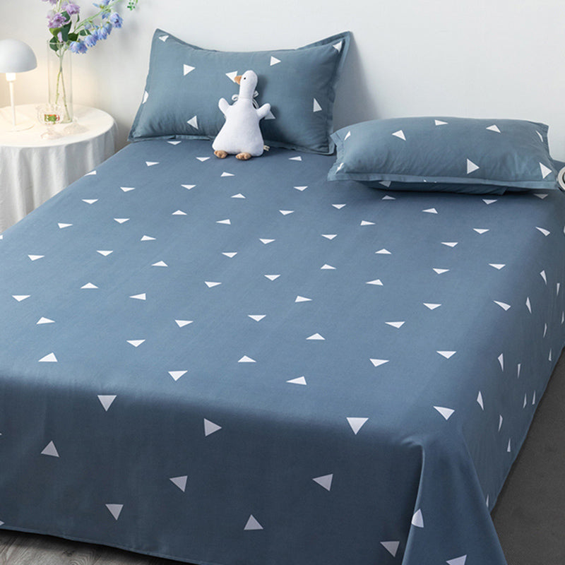 Printed Bed Sheet Breathable Polyester Fade Resistant Bed Sheet