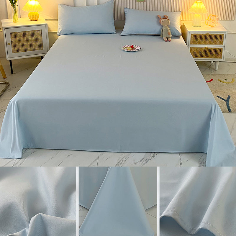 Soft Bed Sheets Fade Resistant Breathable Soft Whole Colored Sheet Set