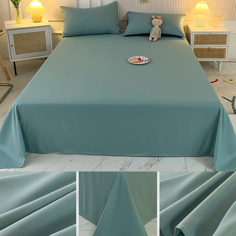 Soft Bed Sheets Fade Resistant Breathable Soft Whole Colored Sheet Set